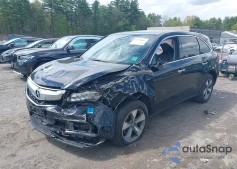2014 Acura Mdx z USA, uszkodzony, nr VIN 5FRYD4H26EB026811